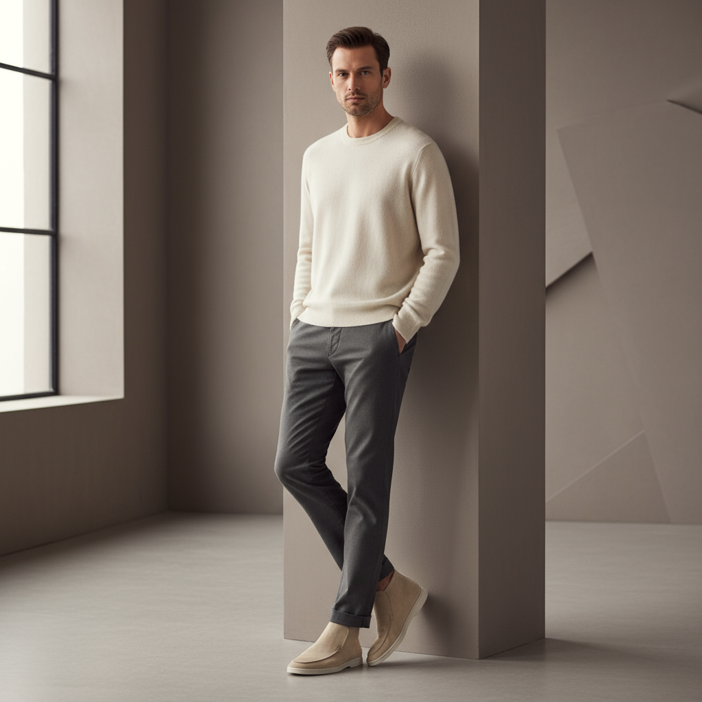 Men’s Casual Shoes – Sleek Suede Finish & Effortless Style