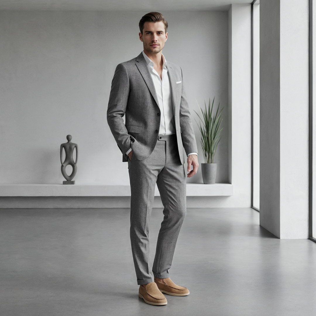 Men’s Classic Loafers – Refined Suede Finish & Timeless Everyday Appeal