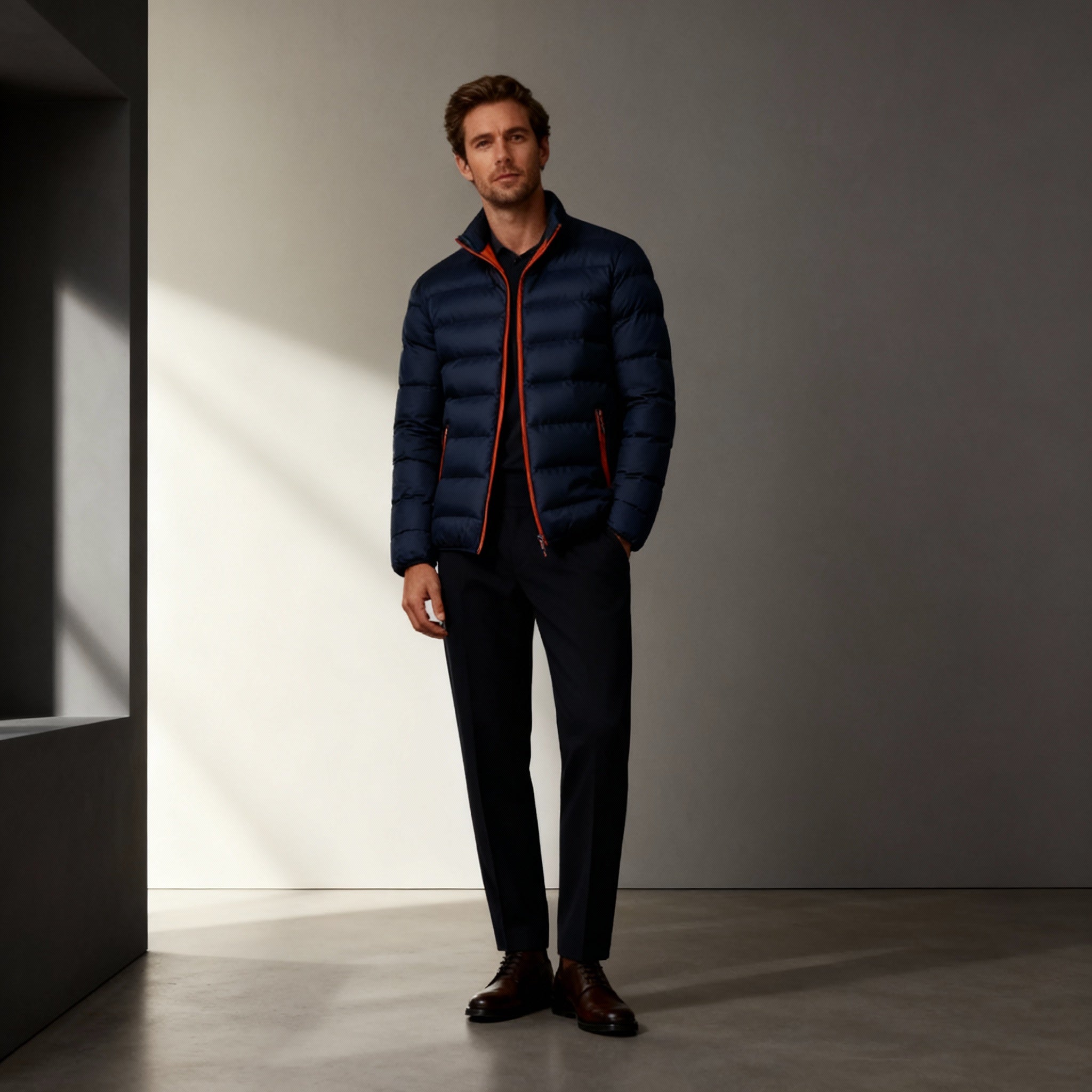 Men’s Elegant Puffer Jacket – Refined Design & Everyday Warmth