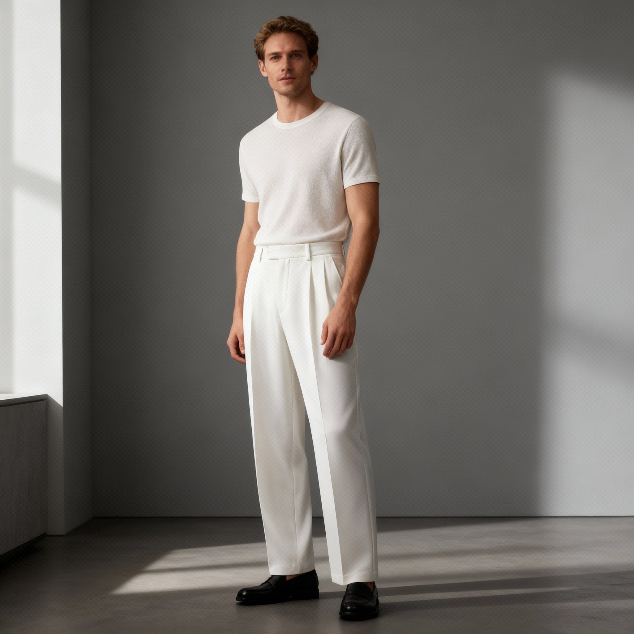 Men’s Formal Timeless Pants – Classic Silhouette & Refined Finish