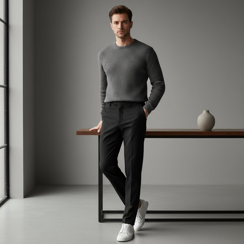 Men’s Smart Casual Pants – Sleek Tailored Fit & Modern Everyday Wear