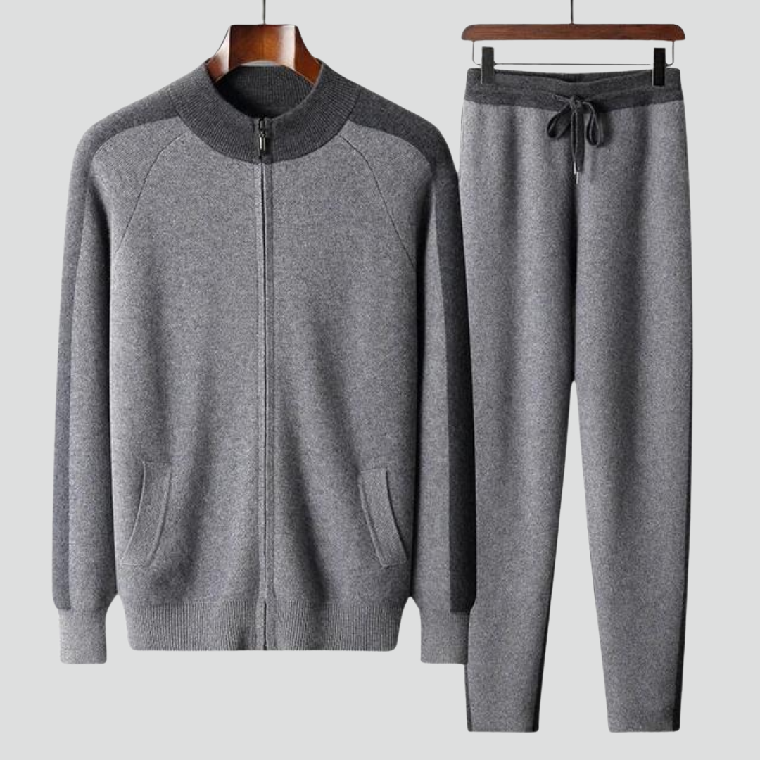 Men’s Tracksuit Set – Zip Jacket & Jogger Pants
