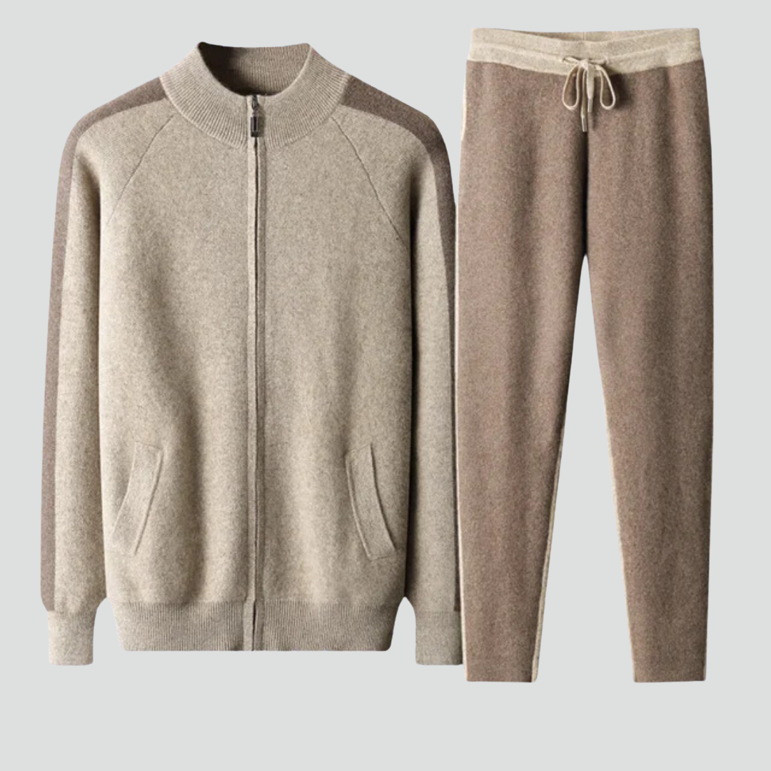 Men’s Tracksuit Set – Zip Jacket & Jogger Pants