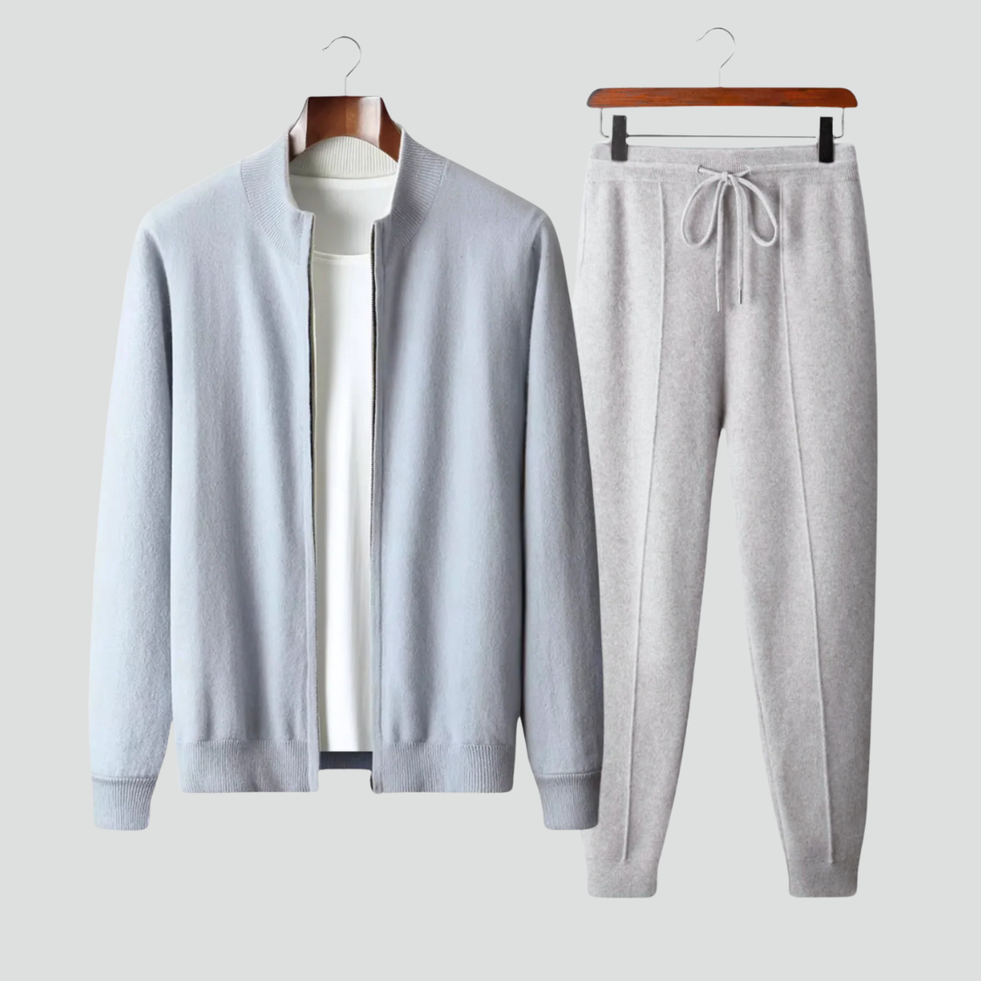Men’s Two-Piece Set – Zip Jacket & Relaxed Pants