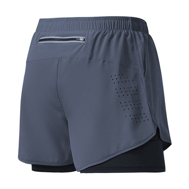 Modern Style Men's Running Shorts - Gray
