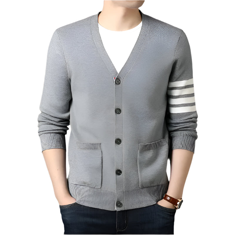 Casual Knitted Cardigan with Buttons