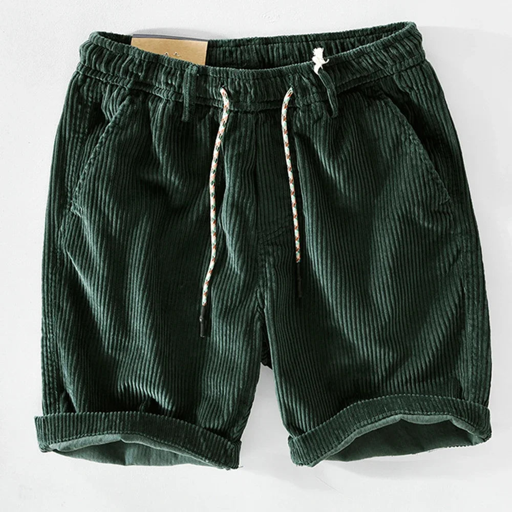 Trendy Men's Summer Shorts – Green