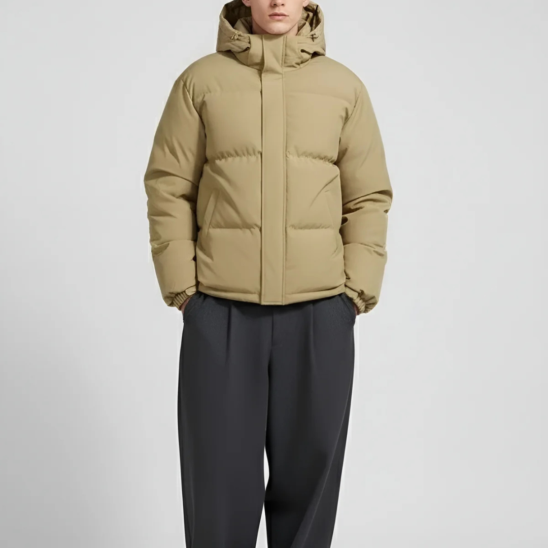 Men’s Classic Puffer Jacket – Relaxed Warmth & Everyday Style