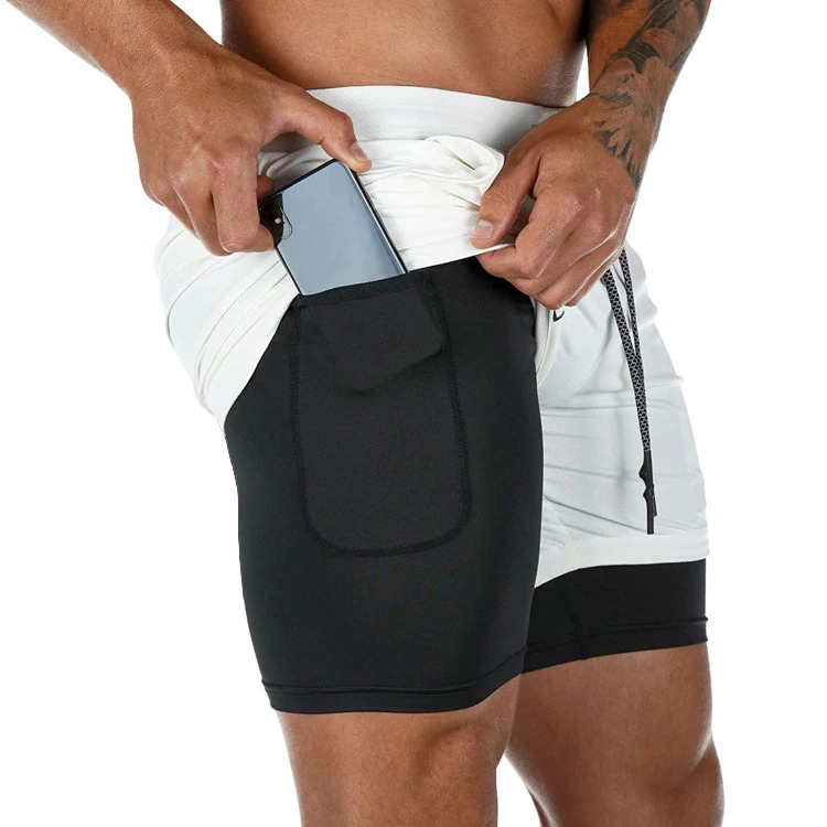 Men's Signature Lightweight Fitness Shorts White