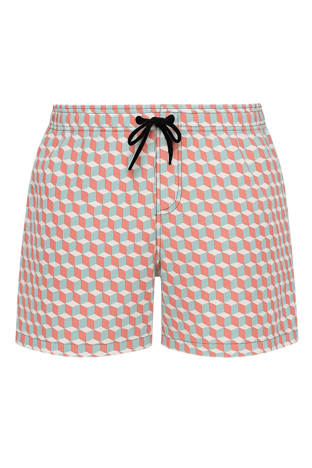 Classic Summer Men's Beach Shorts - Pink Patterns