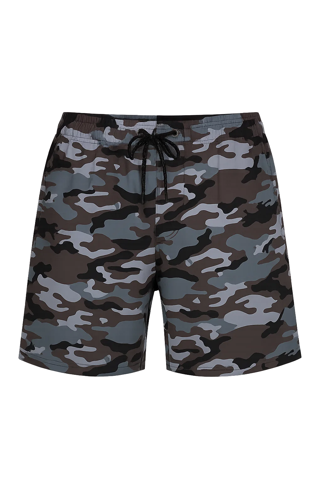 Classic Summer Men's Beach Shorts - Army Black