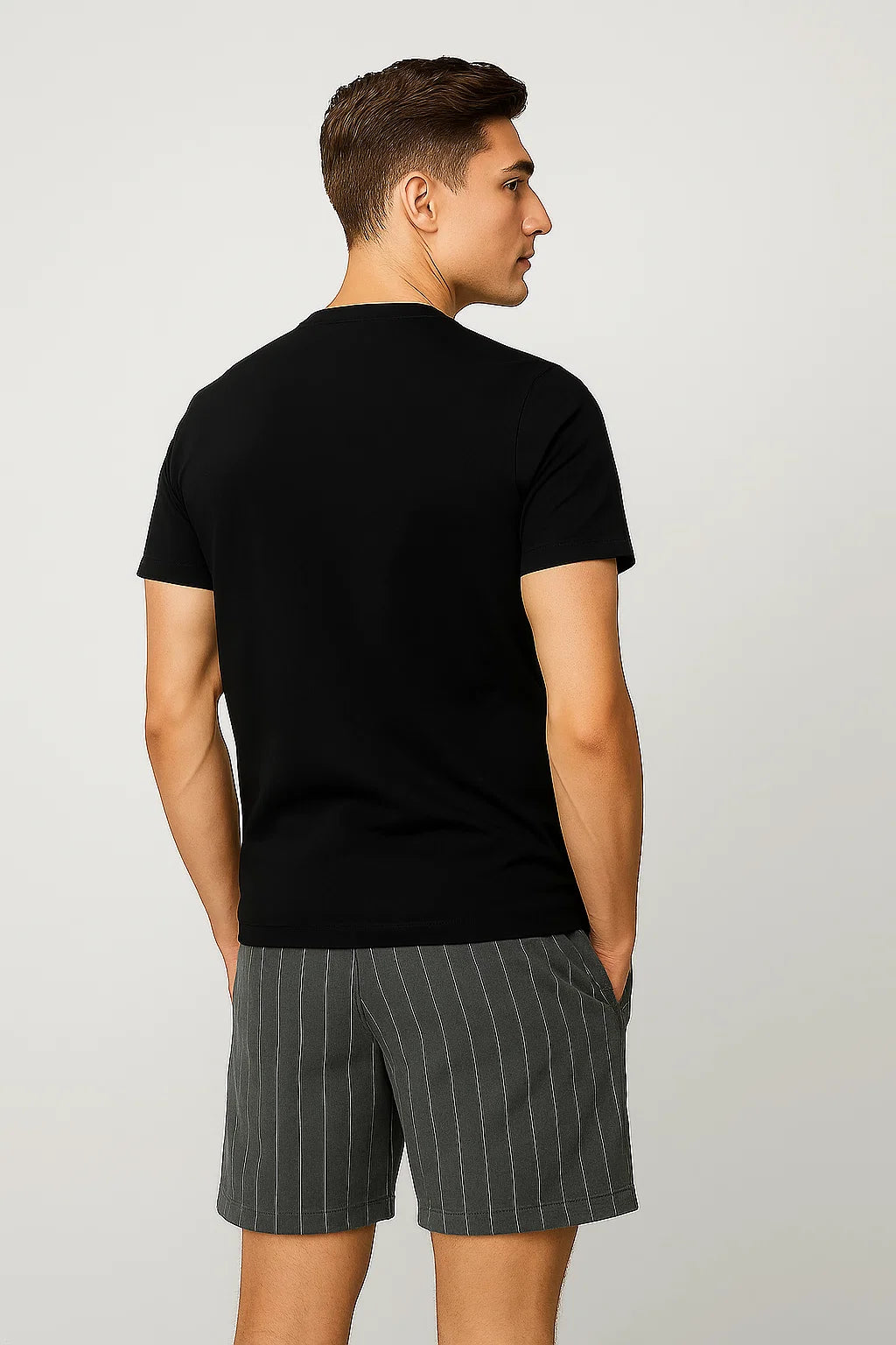 Vintage Style Men's Summer Shorts - Gray
