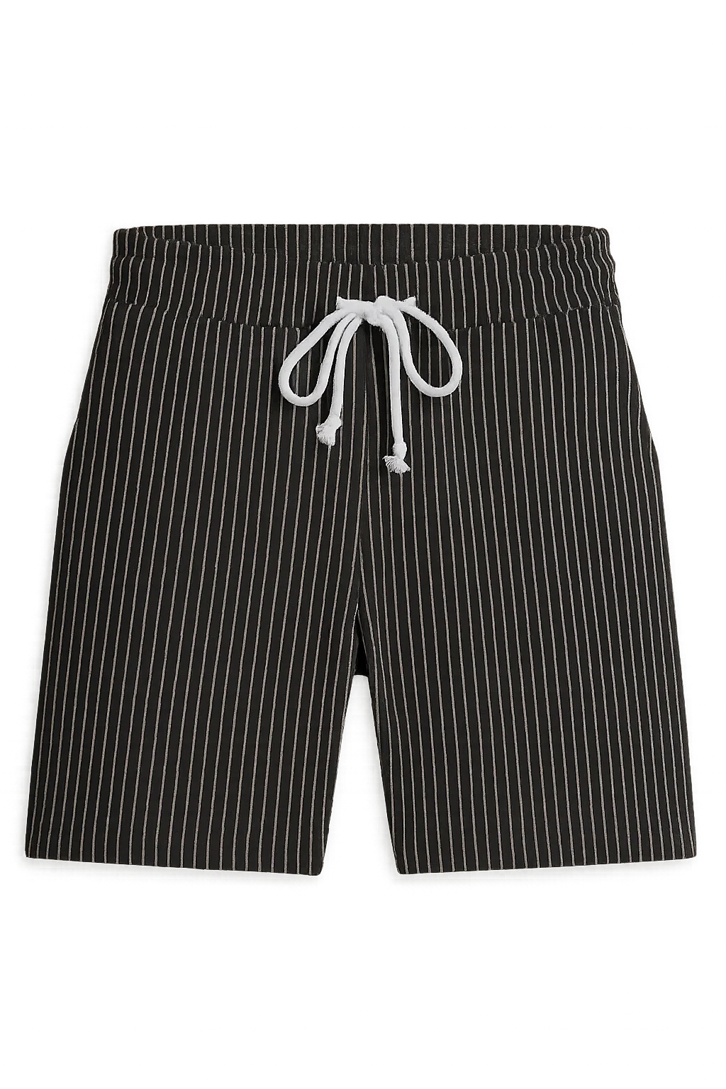 Men's Striped Casual Shorts - Gray