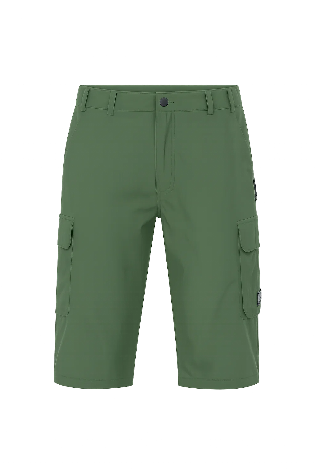 Casual Men's Multi-Pocket Cargo Shorts - Green