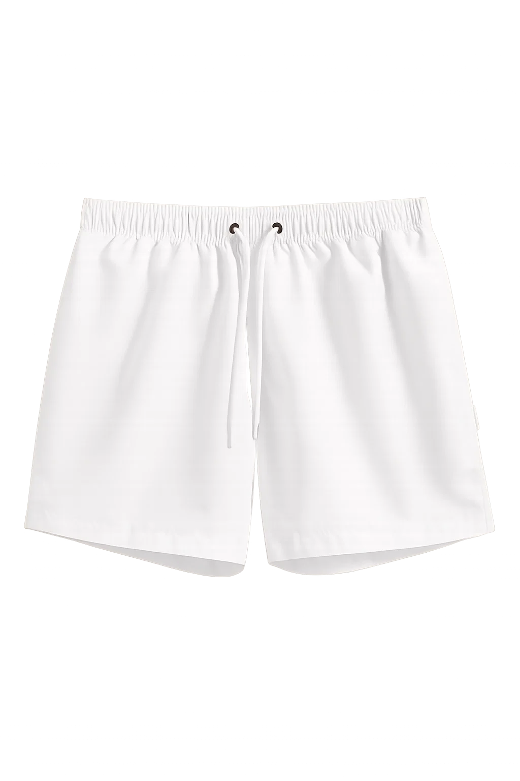 Casual Summer Men's Swim Shorts - White