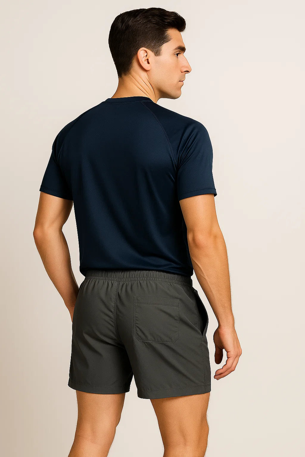 Casual Summer Men's Swim Shorts - Gray