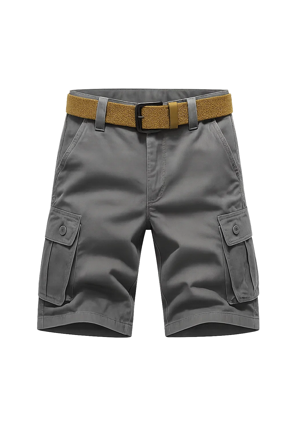 Multifunctional Men’s Military Cargo Shorts - Gray