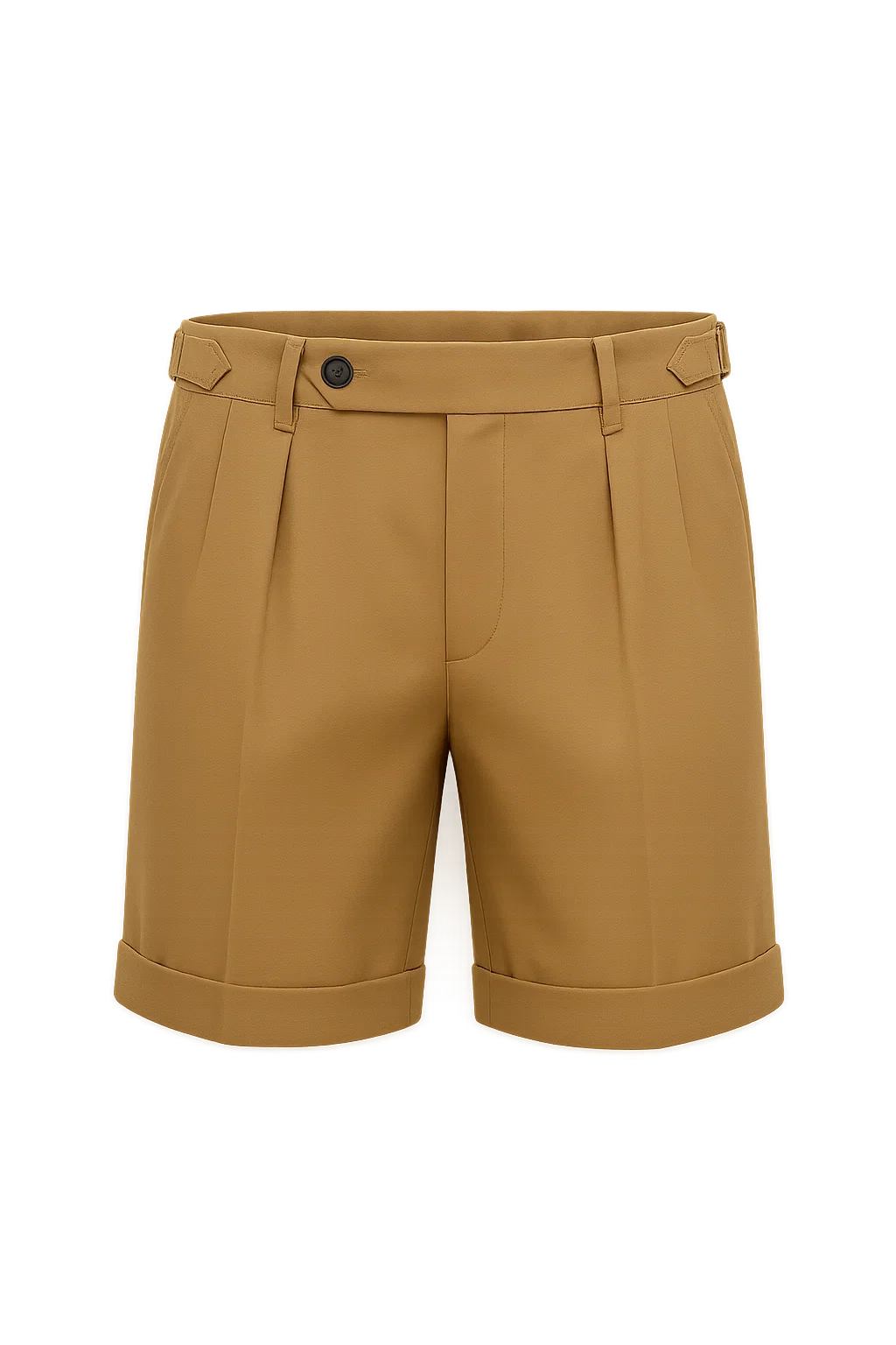 Classic Smart-casual Men's Shorts - Beige