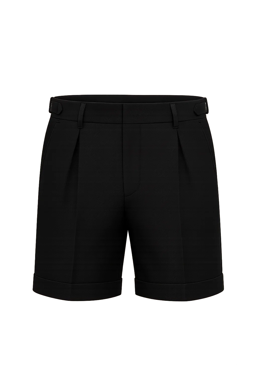 Classic Smart-casual Men's Shorts - Black