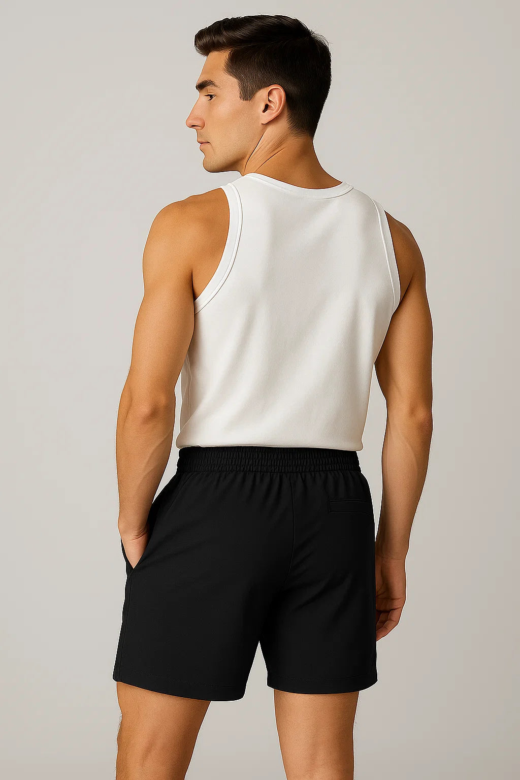 Modern Style Men's Summer Shorts - Green