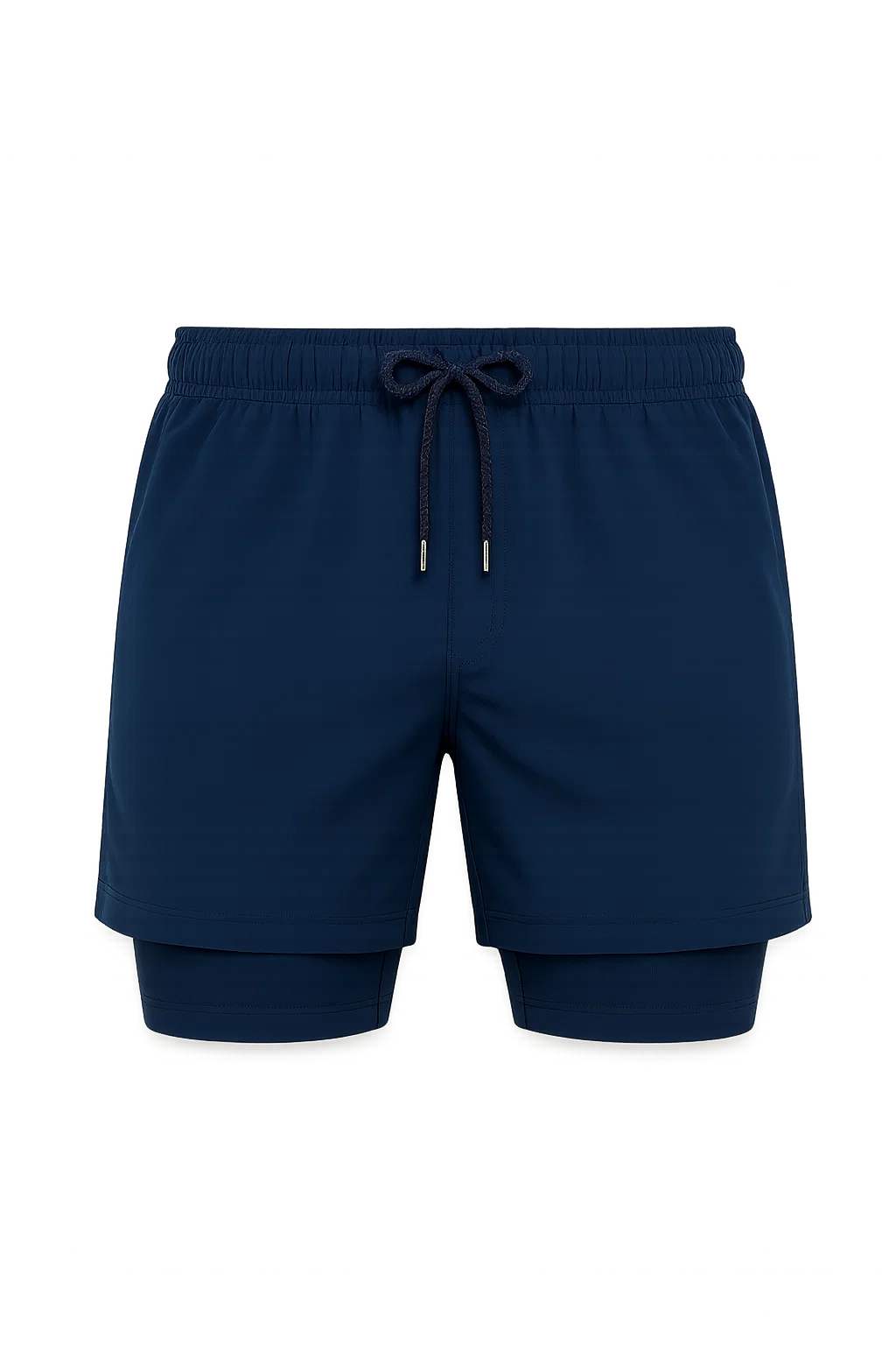 Casual Summer Men's Swim Shorts - Dark Blue