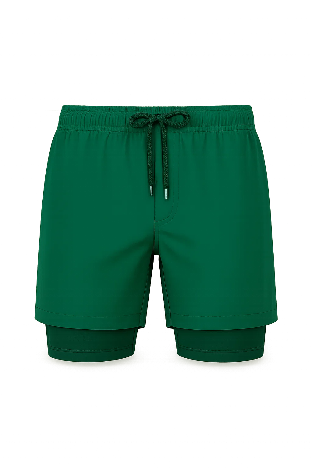 Casual Summer Men's Swim Shorts - Green
