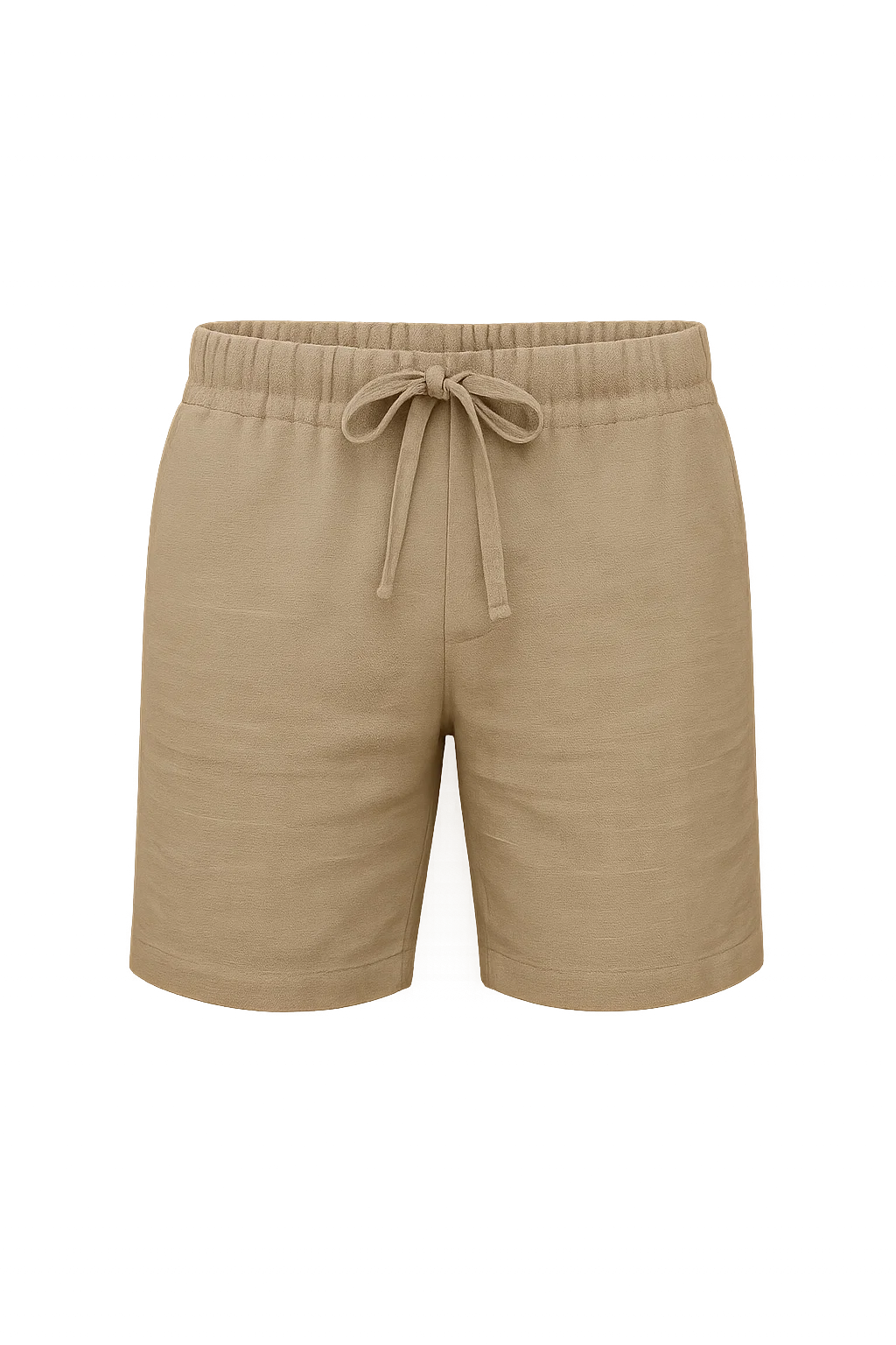 Modern Style Summer Men's Linen Shorts – Brown