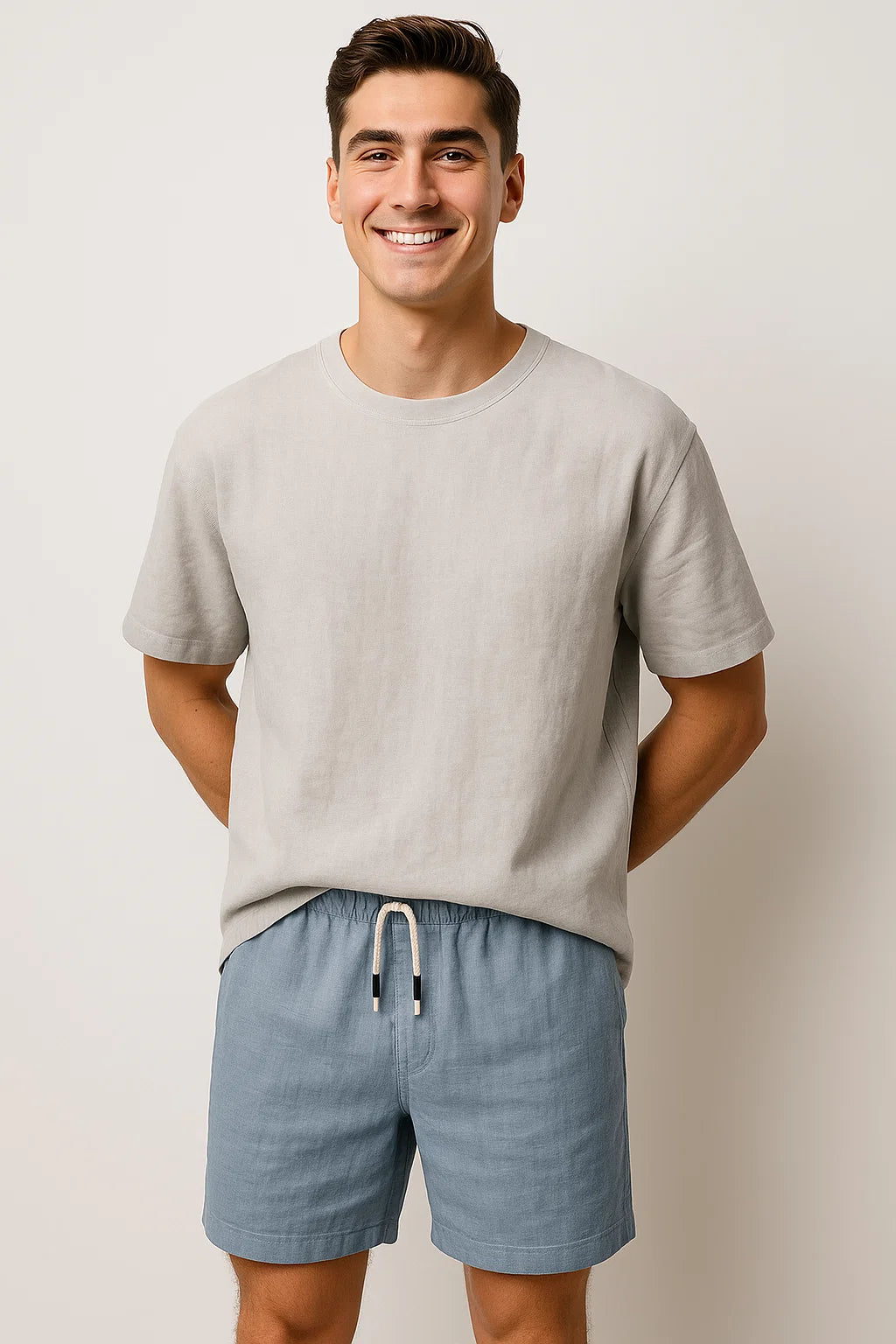Modern Style Men's Casual Summer Shorts – Dark Gray