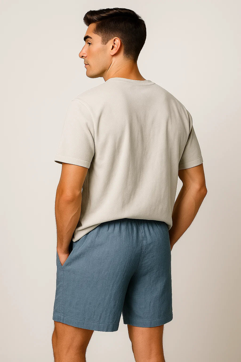 Modern Style Men's Casual Summer Shorts – Dark Gray