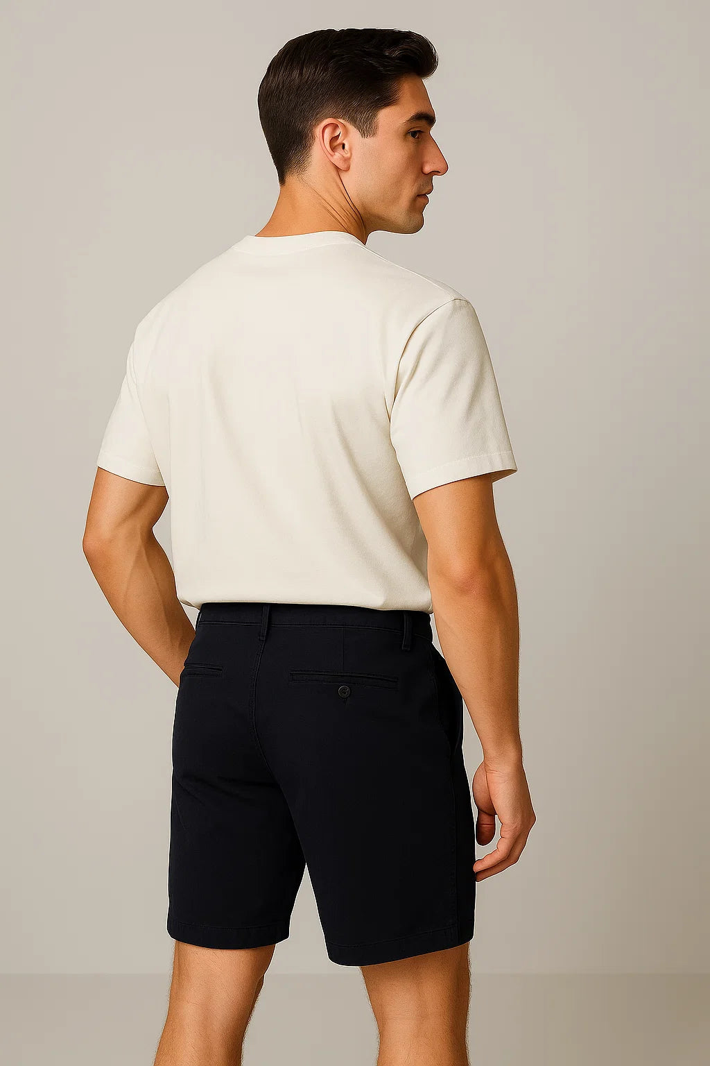 Trendy Men's Casual Summer Shorts – Black