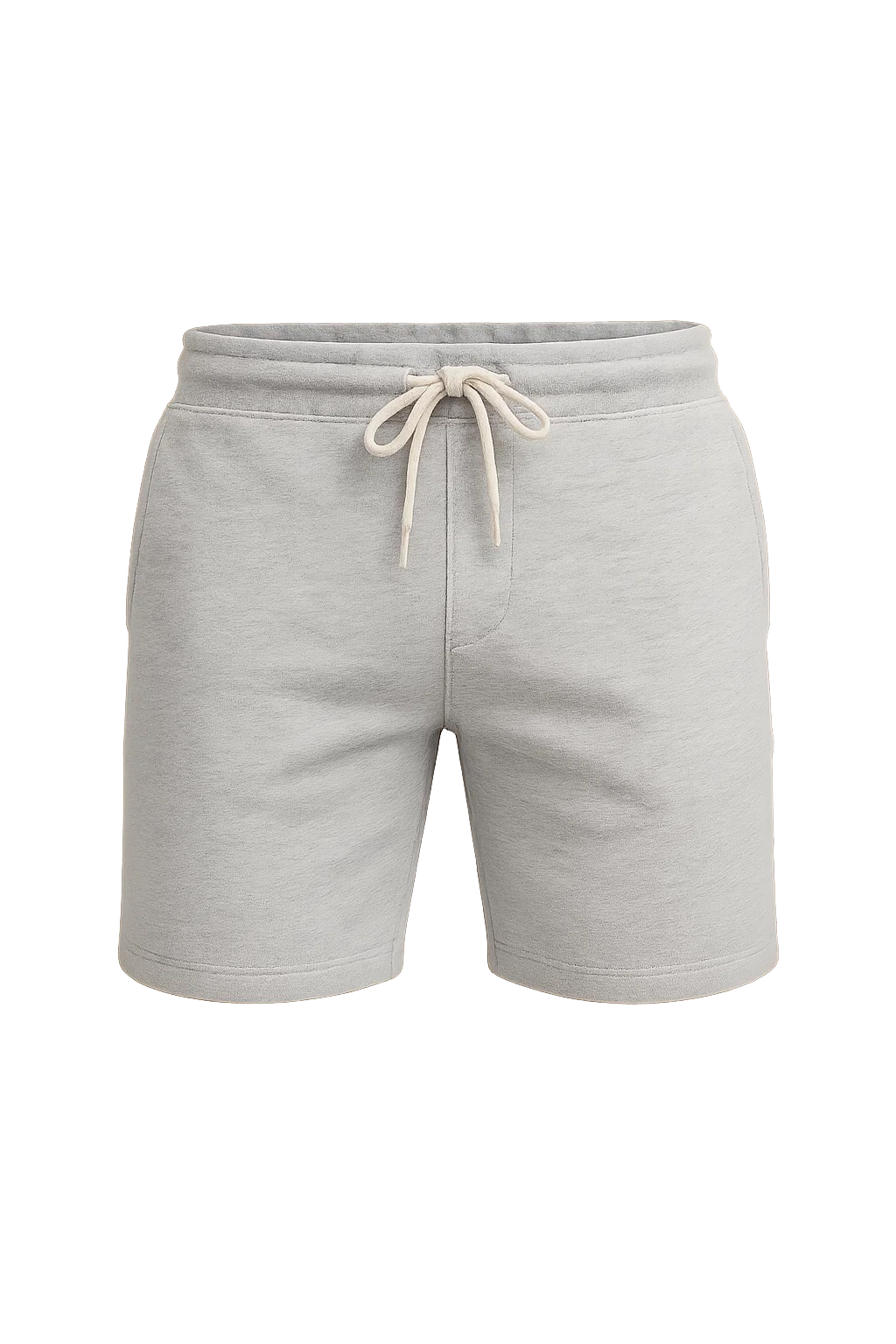 Modern Men's Slim-Fit Summer Shorts – Light Gray
