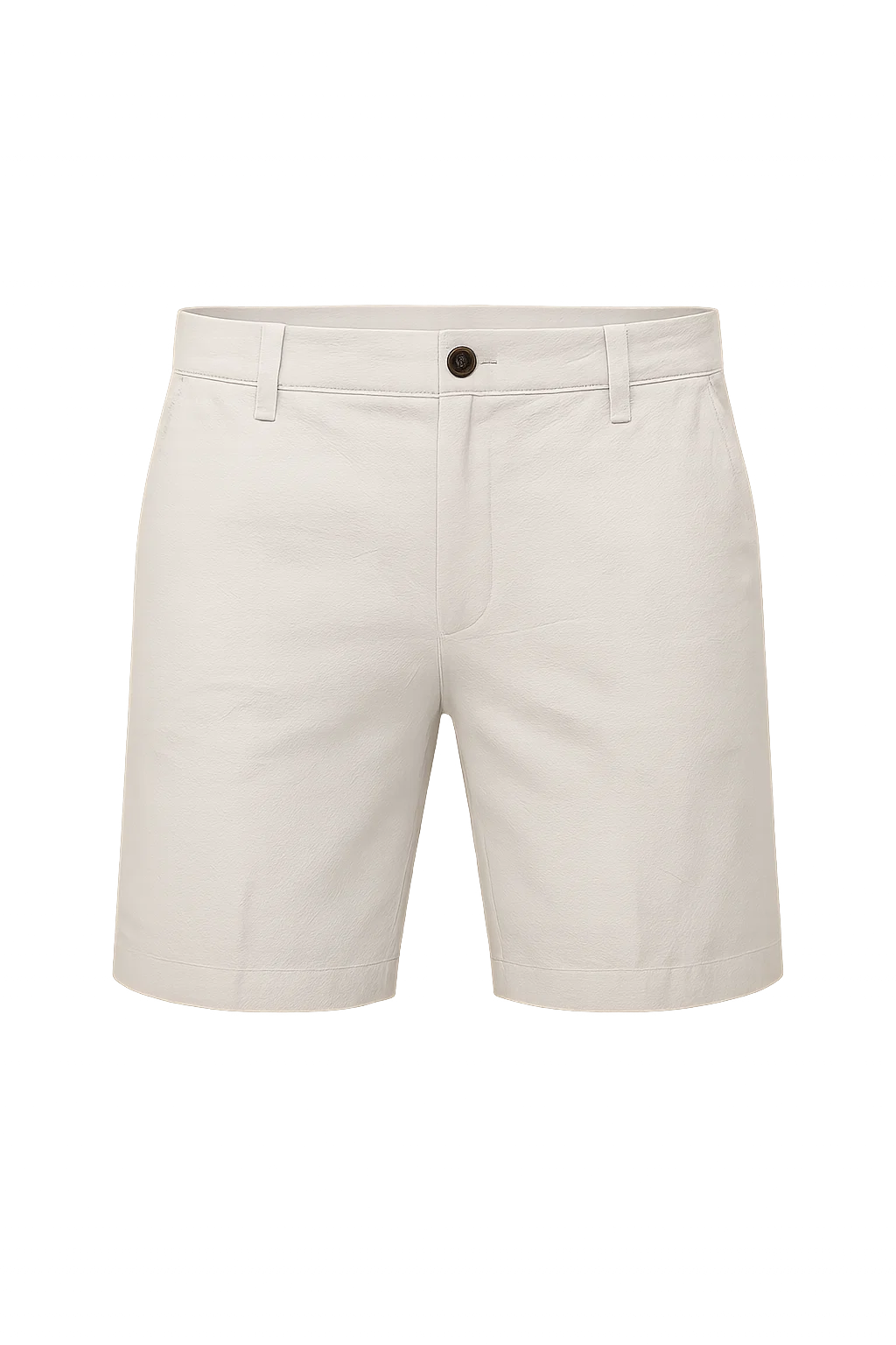 Trendy Summer Men's Linen Shorts – White