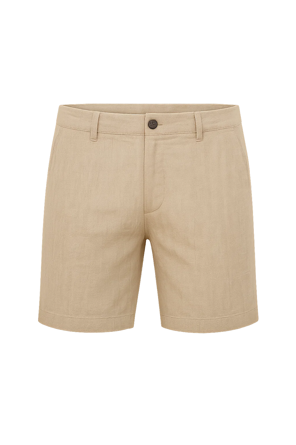 Trendy Summer Men's Linen Shorts – Khaki