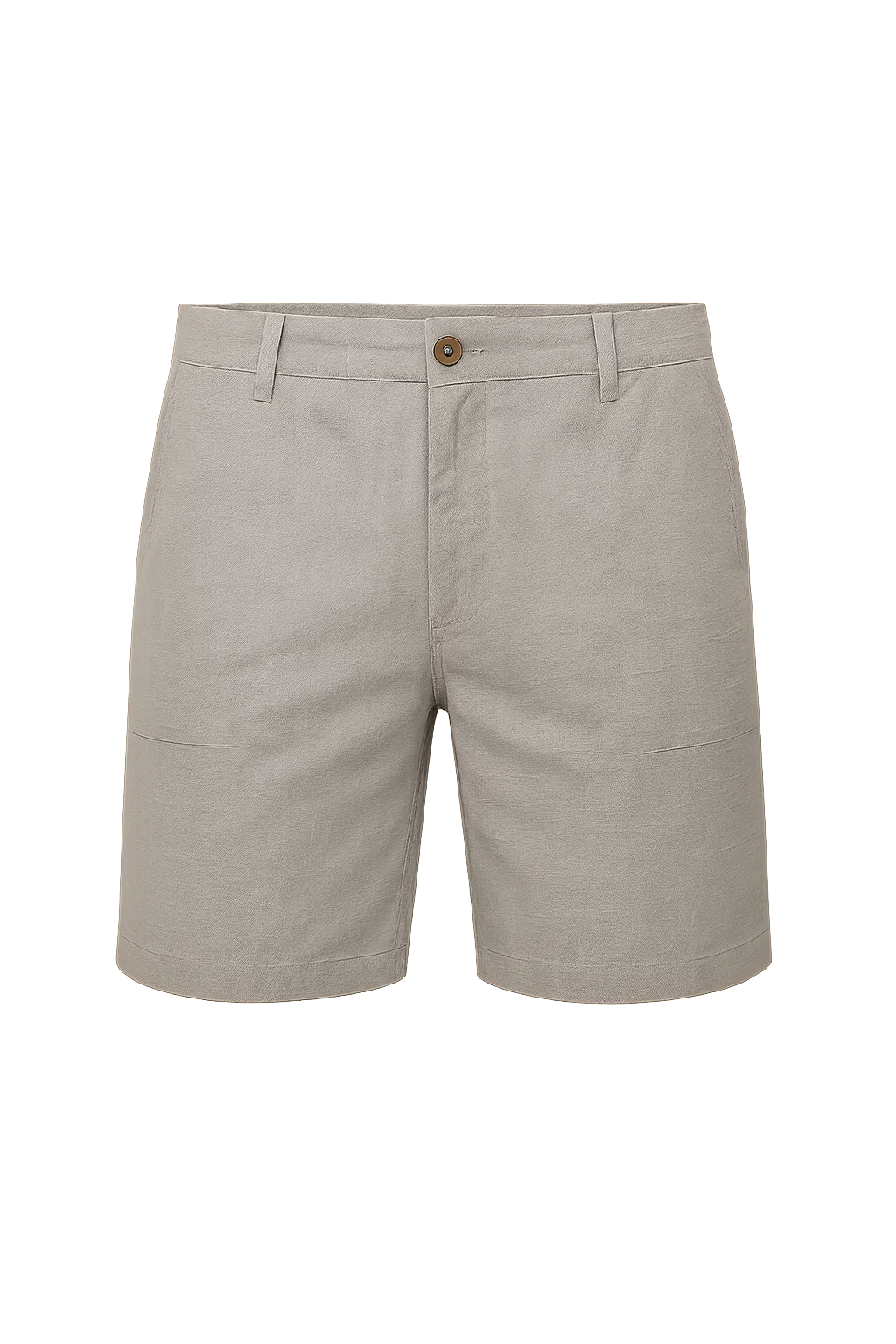 Trendy Summer Men's Linen Shorts – Gray