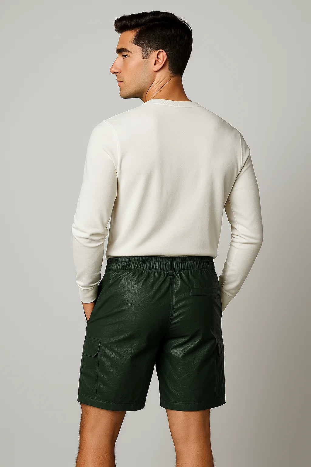 Classic Men's Cargo Shorts – Light Green