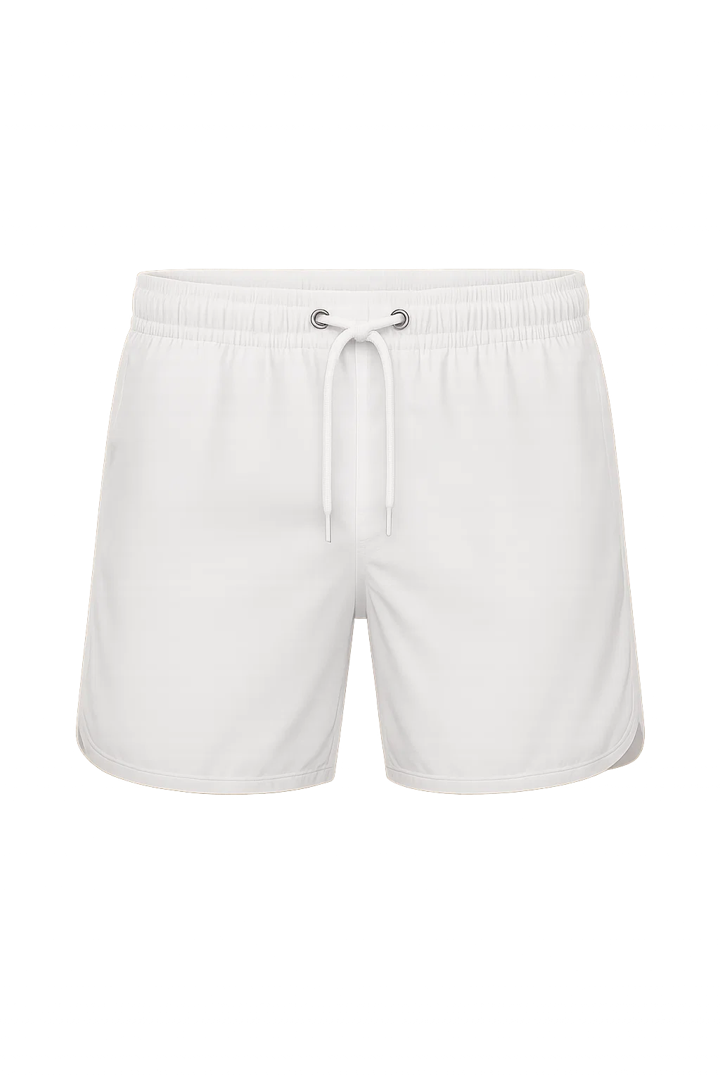 Casual Men’s Beach Shorts - White