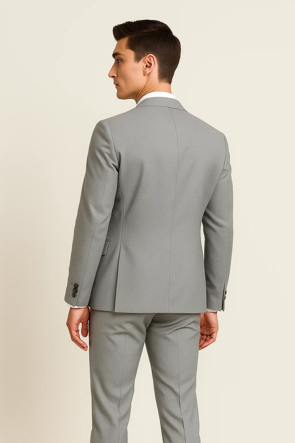 Classic Men’s Business Suit – Gray