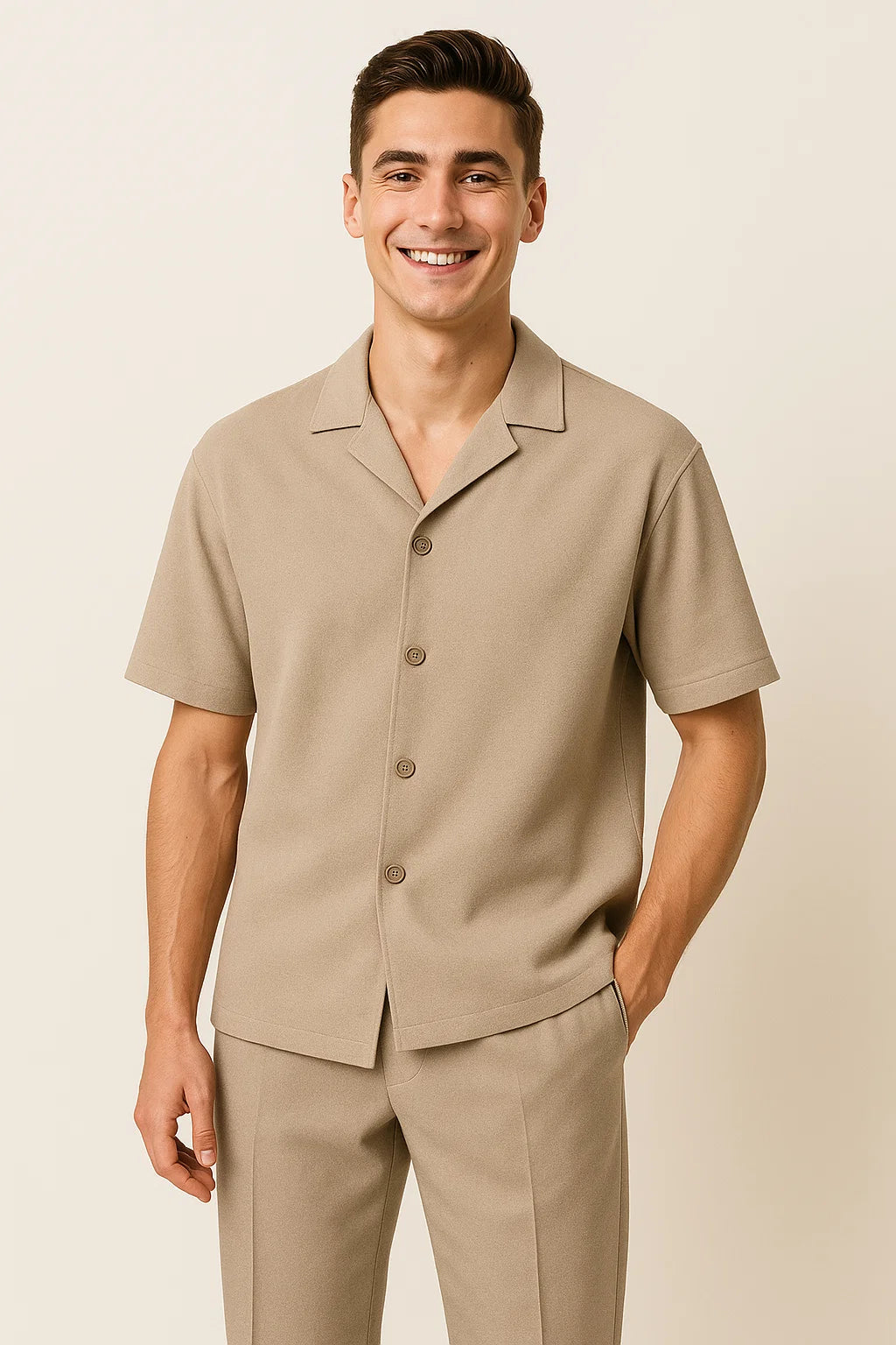 Modern Style Men’s Summer Set - Gray