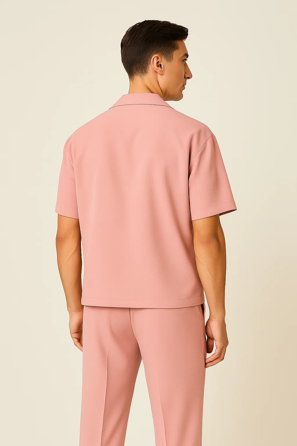 Modern Style Men’s Summer Set - Pink