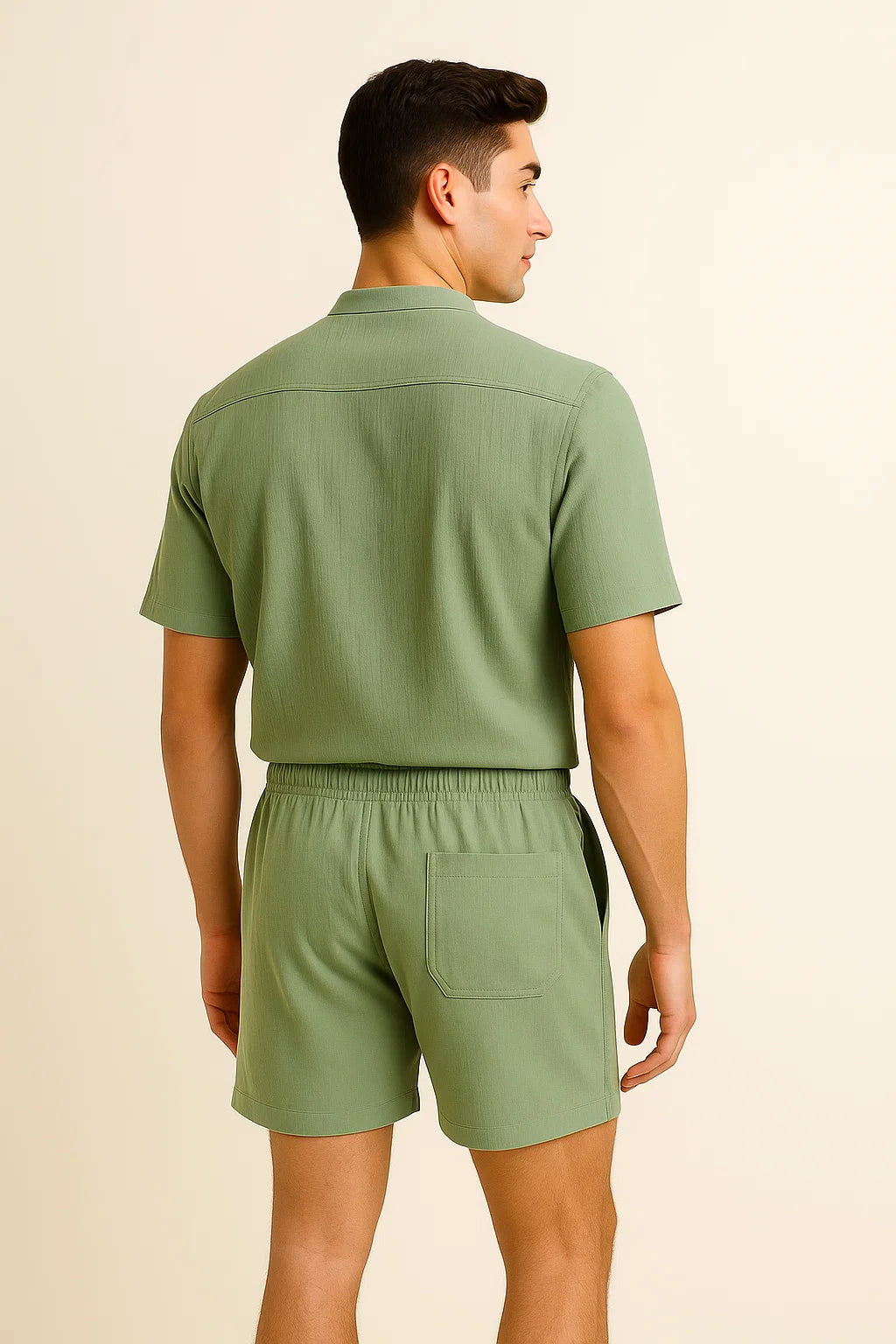 Elegant Men’s Summer Set - Green