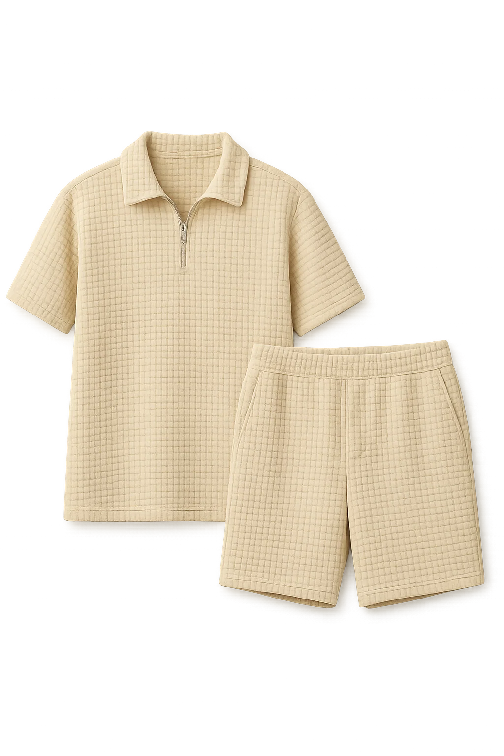 Trendy Men’s Summer Outfit - Beige
