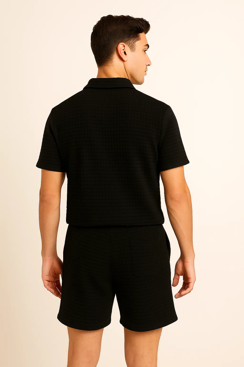 Trendy Men’s Summer Outfit - Black