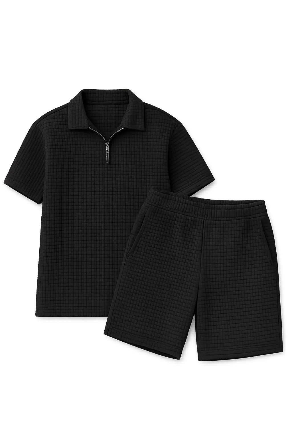 Trendy Men’s Summer Outfit - Black