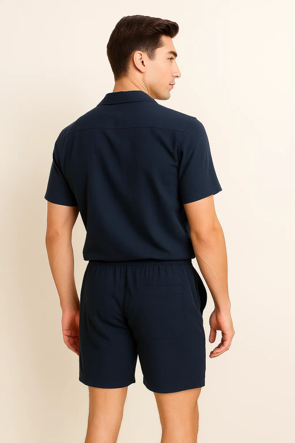 Trendy Summer Men’s Set Dark Blue