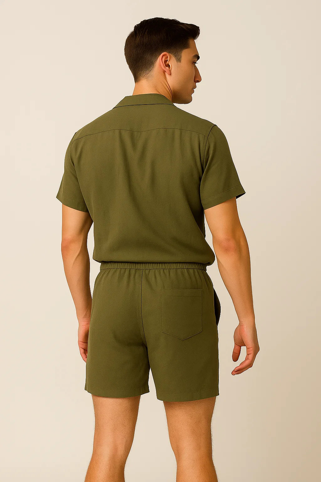 Trendy Summer Men’s Set - Green
