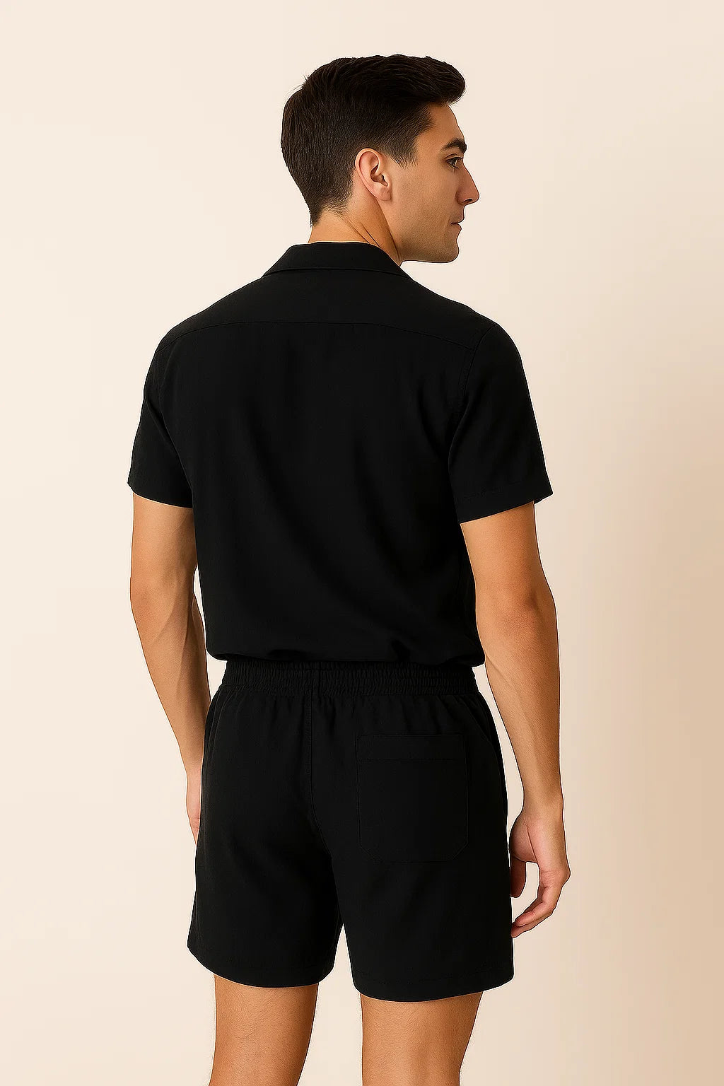 Trendy Summer Men’s Set Black