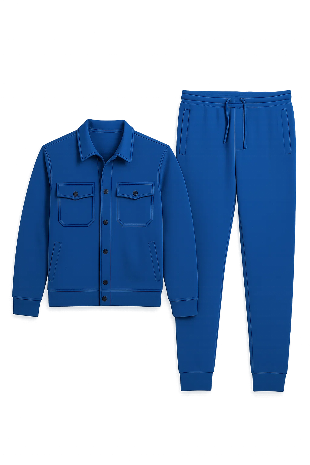 Vintage Style Men's Set – Navy Blue