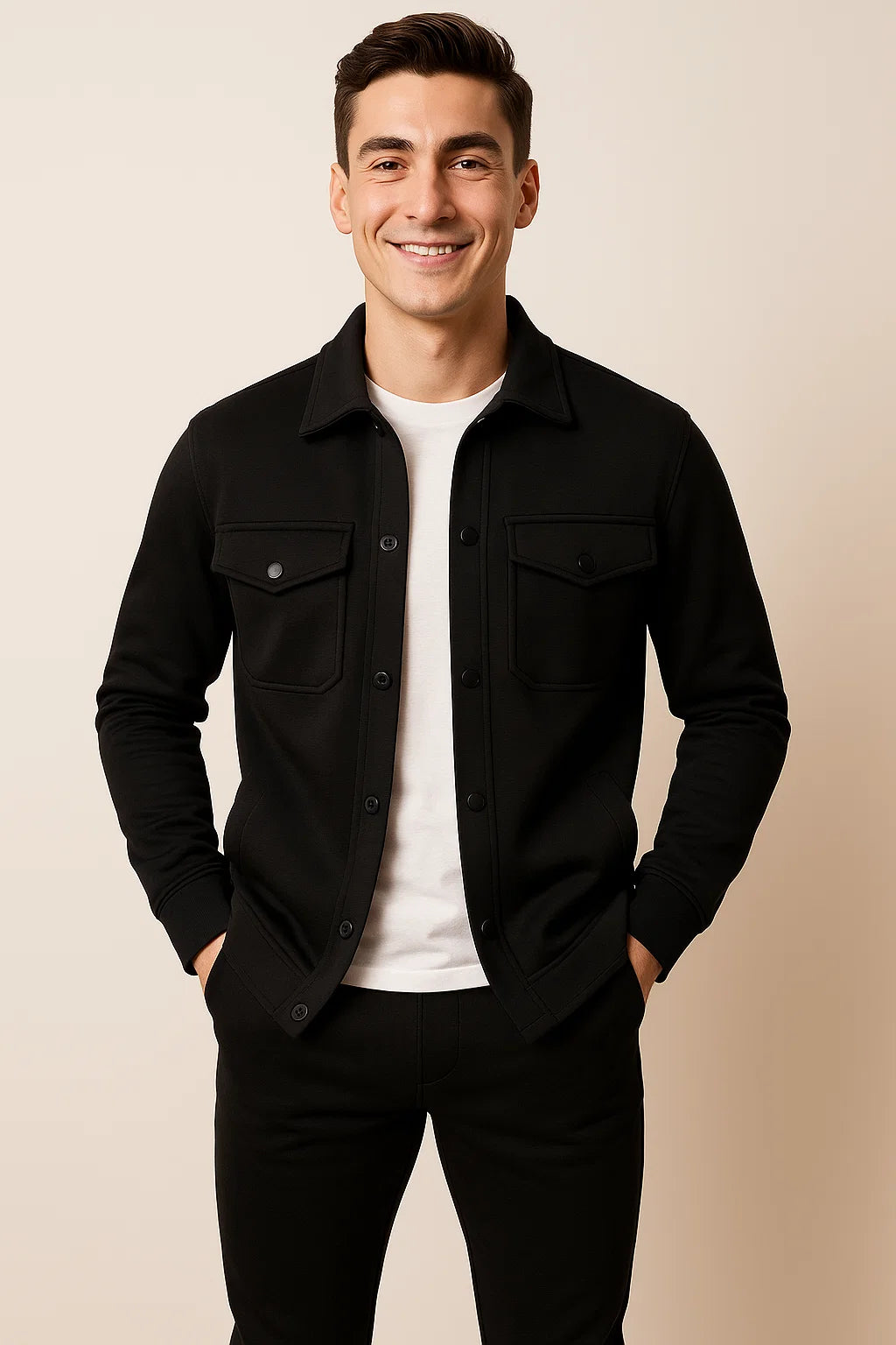 Vintage Style Men's Set –  Black