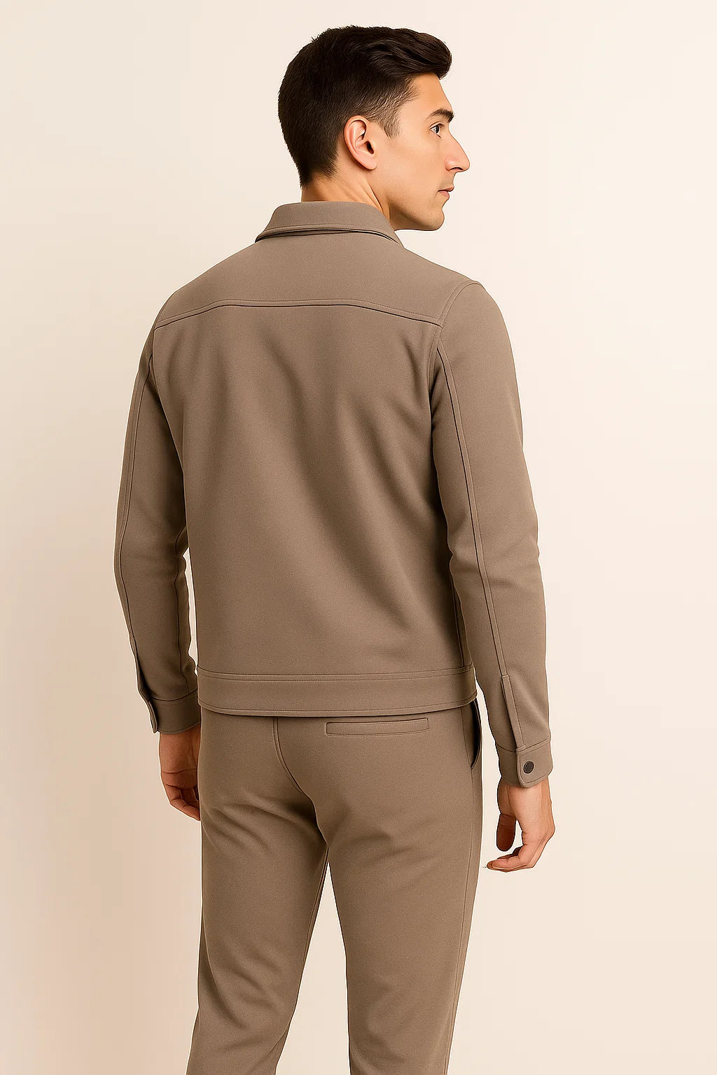 Vintage Style Men's Set – Beige