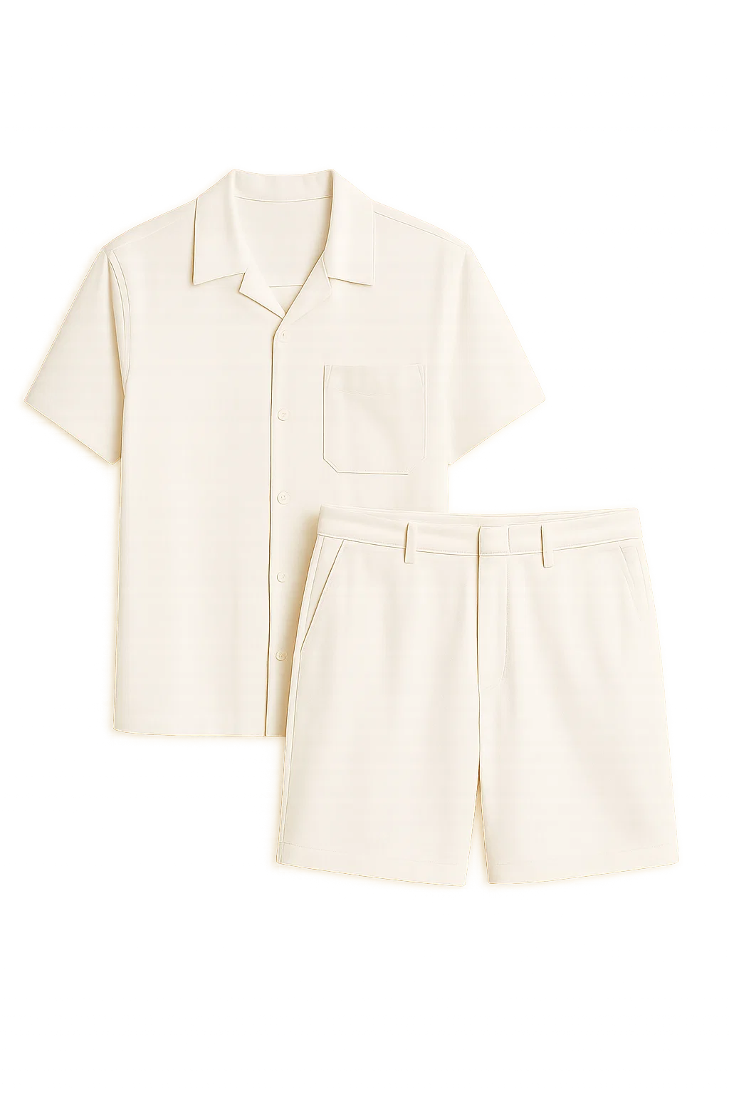 Modern Style Men's Set – White